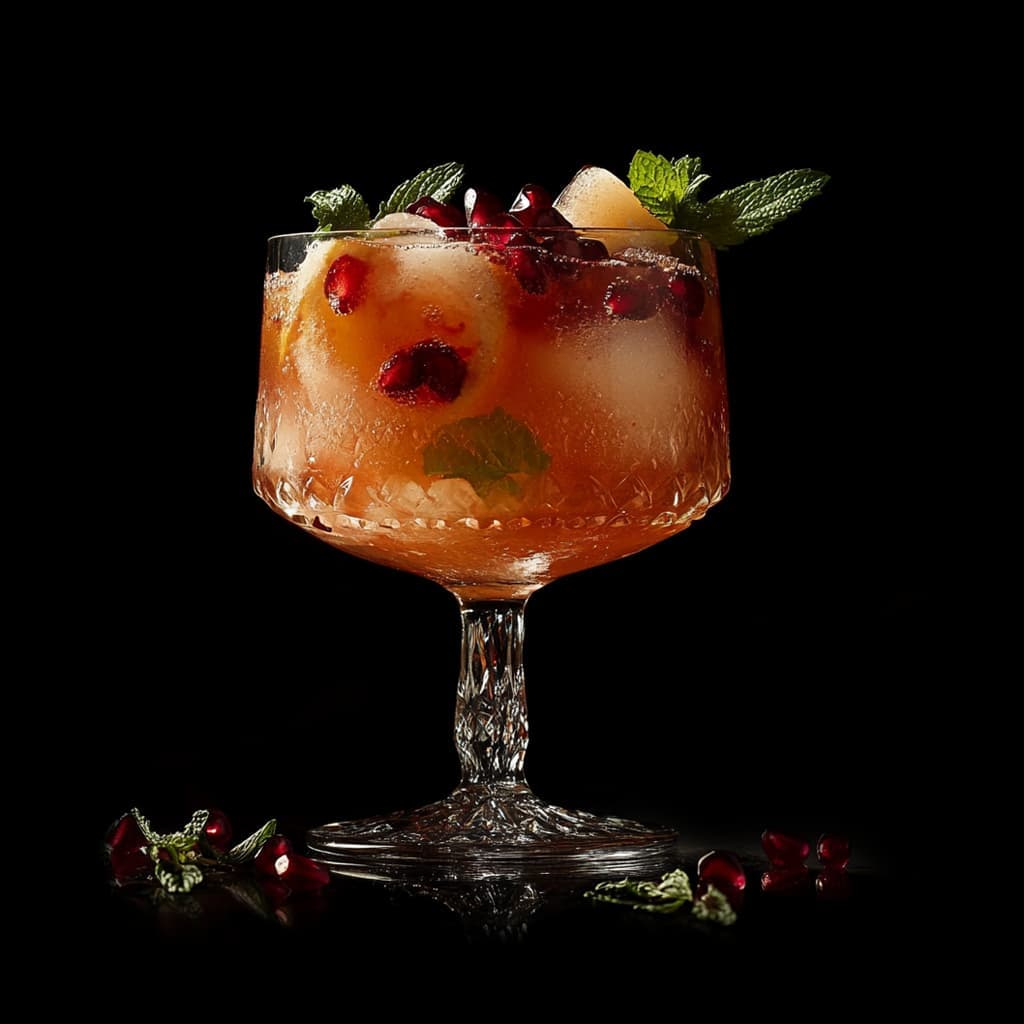 апельсин-гранат cocktail