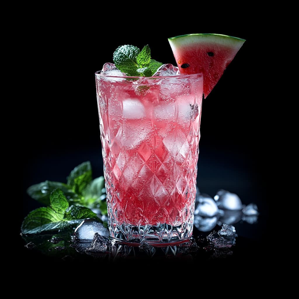 арбузный с лаймом cocktail