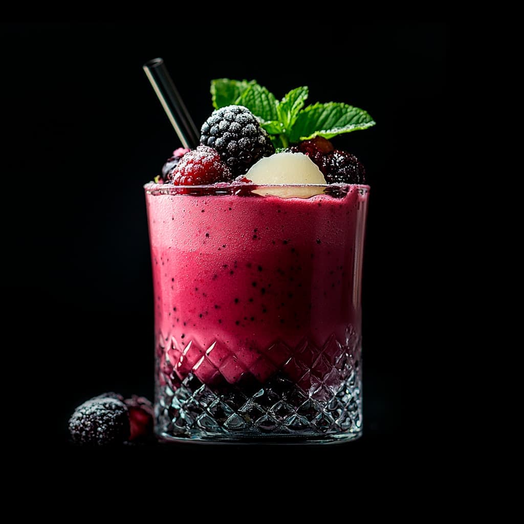 ежевика с личи smoothie