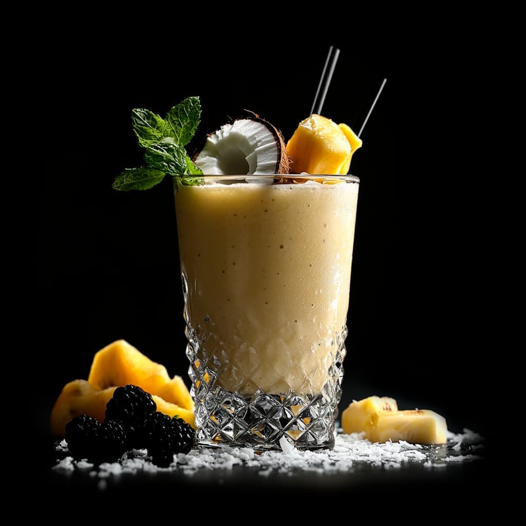кокосовое мороженое smoothie
