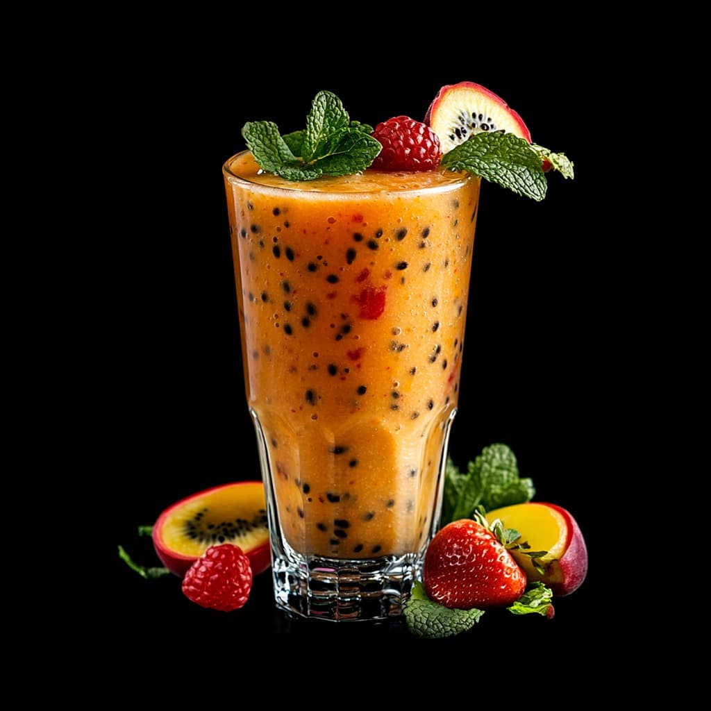 малина-маракуйя smoothie